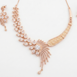 The Aurora Sunburst: Rose Gold & Crystal Symphony Set